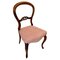 Antique Victorian Rosewood Balloon Back Side Chair, Image 1