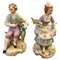 Antique Victorian Sitzendorf Figures, Set of 2, Image 1