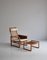 Oak & Teak Highback 244 Chair by Børge Mogensen for Fredericia, 1957, Set of 2 2