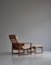 Oak & Teak Highback 244 Chair by Børge Mogensen for Fredericia, 1957, Set of 2 6