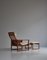 Oak & Teak Highback 244 Chair by Børge Mogensen for Fredericia, 1957, Set of 2, Image 6