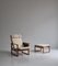 Oak & Teak Highback 244 Chair by Børge Mogensen for Fredericia, 1957, Set of 2, Image 11