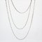 Chiseled Silver Long Chain Necklace, 1900s 10