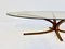Mid-Century Modern Glass and Bronze Oval Coffee Table by Michel Mangematin 6