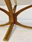 Table Basse Ovale Mid-Century Moderne en Verre et Bronze par Michel Mangematin 4