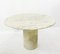 Mid-Century Travertine Table with Removable Leather Piece on the Feet, 1970s 6