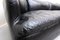 Italian Black Leather Confidential Sofa Set by Alberto Rosselli for Saporiti 17