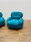 Italian Blue and Yellow Armchairs in the Style of Sesann, 1960s 3