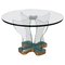 Italian Round Glass Center or Coffee Table by Gio Ponti for Fontana Arte, 1940s 1