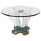 Italian Round Glass Center or Coffee Table by Gio Ponti for Fontana Arte, 1940s, Image 1