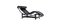 Chaise longue Lc4 en negro de Le Corbusier, Pierre Jeanneret, Charlotte Perriand para Cassina, Imagen 2