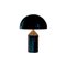 Atollo Large, Medium and Small Black Table Lamps by Magistretti for Oluce, Set of 3 3