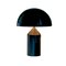 Große Atollo Tischlampen in Schwarz von Magistretti für Oluce, 3er Set 2