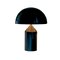 Lampes de Bureau Atollo Large, Medium et Small Noires par Magistretti pour Oluce, Set de 3 2