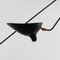 Black 7-Fixed Arms Spider Ceiling Lamp by Serge Mouille, Image 6