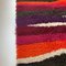 Vintage Dutch Colorful Stripes Panton Style High Pile Rug by Desso, 1970s 15