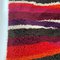Vintage Dutch Colorful Stripes Panton Style High Pile Rug by Desso, 1970s 13