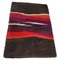 Vintage Dutch Colorful Stripes Panton Style High Pile Rug by Desso, 1970s 1