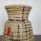 Jarrón de suelo Op Art abstracto grande de cerámica de Bay Ceramics, años 60, Imagen 5