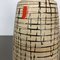 Große abstrakte deutsche Op Art Keramik Bodenvase von Bay Ceramics, 1960er 6