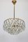 Austrian Brass and Crystal Glass Chandelier from Bakalowits, 1960s, Image 5