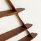 Small Mid-Century Modern Swedish Triangular Solid Teak Bookcase from Vejle, 1960s, Image 7