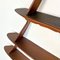 Small Mid-Century Modern Swedish Triangular Solid Teak Bookcase from Vejle, 1960s, Image 6