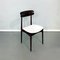 Mid-Century Modern Italian Solid Beech and White Fabric Chairs by Baggio, 1970s, Set of 6, Image 4