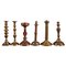 Vintage Copper Alloy Candle Holder, Set of 6 1