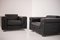 Black Leather D120 Armchairs by Osvaldo Borsani for Tecno, Set of 2, Image 6