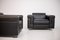 Black Leather D120 Armchairs by Osvaldo Borsani for Tecno, Set of 2, Image 3