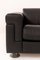 Black Leather D120 Armchairs by Osvaldo Borsani for Tecno, Set of 2 9