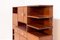 Rationalist Italian Wood and Steel Living Room Wardrobe 12