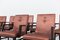 Italian Wood and Pink Satin Chairs for Naval Furnishings, Set of 12 15