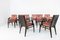 Chaises en Bois et Satin Rose pour Mobilier Naval, Italie, Set de 12 4