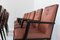 Italienische Stühle aus Holz & rosafarbenem Satin für Marine-Möbel, 12er Set 12
