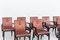 Italienische Stühle aus Holz & rosafarbenem Satin für Marine-Möbel, 12er Set 20