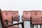 Italienische Stühle aus Holz & rosafarbenem Satin für Marine-Möbel, 12er Set 17