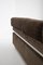 Italian Brown Velvet and Steel Sofa by Vittorio Introini, Image 11