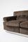 Italian Brown Velvet and Steel Sofa by Vittorio Introini, Image 8