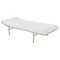 American White Bouclè and Steel Daybed by Jules Heumann for Lita 1