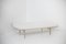 American White Bouclè and Steel Daybed by Jules Heumann for Lita 2