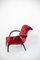 Fauteuils en Velours Rouge et Bois par Gilbert Rohde, Etats-Unis, Set de 2 9