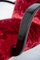 Butacas estadounidenses de terciopelo rojo y madera de Gilbert Rohde. Juego de 2, Imagen 4