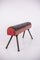Italian Red Leather and Iron Gymnastic Horse 4