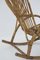Sedia a dondolo vintage in bambù, Italia, anni '50, Immagine 5