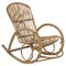 Italian Vintage Bamboo Rocking Chair 1950s, Image 1