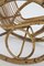 Sedia a dondolo vintage in bambù, Italia, anni '50, Immagine 4