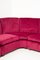 Großes Italienisches Sofa in Dunkel Fuchsia Samt von Luigi Caccia Dominioni 7