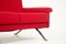 Italienische Rote Mod. 875 Sofa von Ico Parisi für Cassina 4